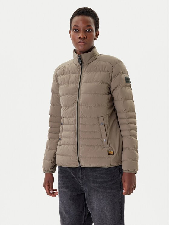 G-STAR Raw Geacă de iarnă Foundation D26954-D518 Verde Regular Fit