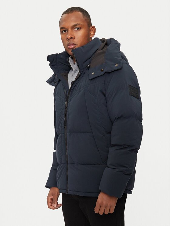 G-STAR Raw Geacă de iarnă G- Whistler D25345-D518 Bleumarin Regular Fit