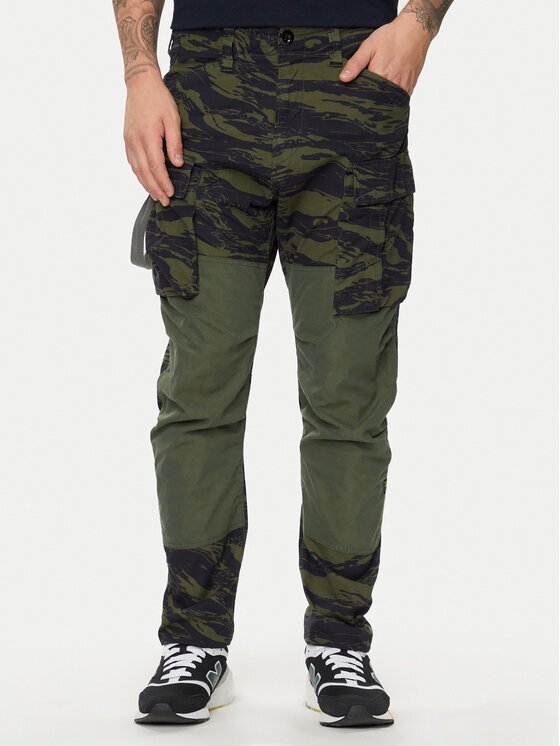 G-STAR Raw Pantaloni din material 3D Cargo 2.0 D24308-D386-G393 Tapered Fit
