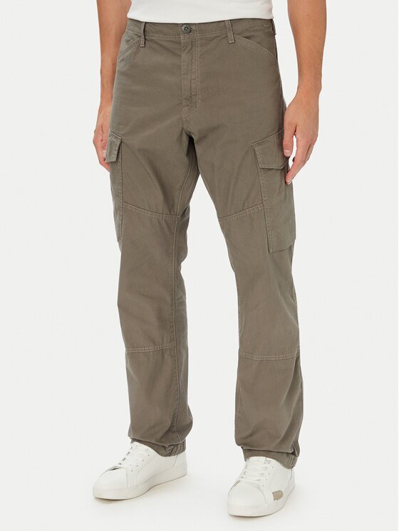 G-STAR Raw Pantaloni din material Clean D28376-D388 Verde deschis Regular Fit
