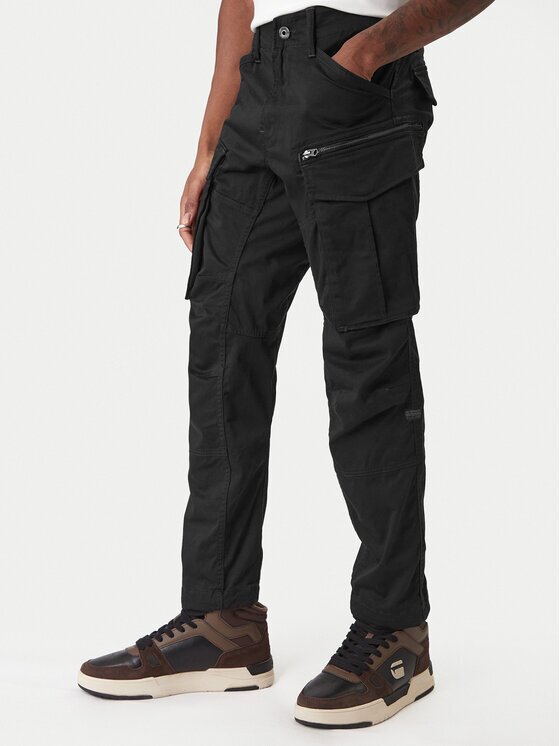 G-STAR Raw Pantaloni din material Rovic D02190-5126 Negru Regular Fit