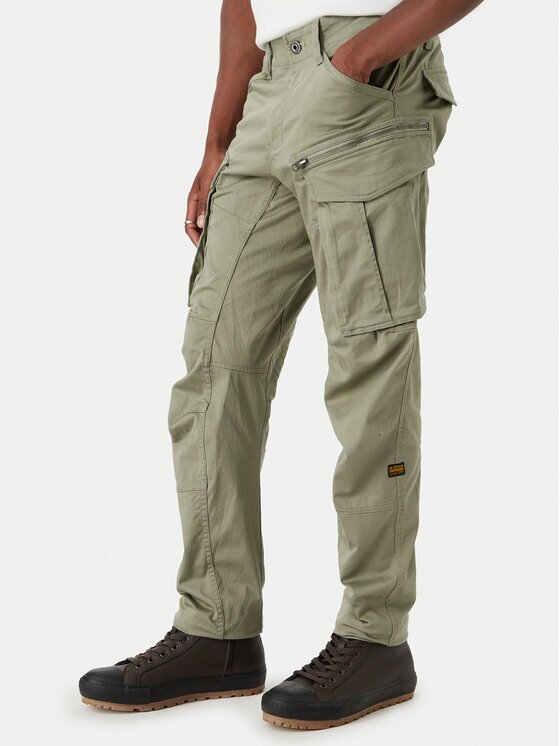 G-STAR Raw Pantaloni din material Rovic D02190-5126 Verde Tapered Fit