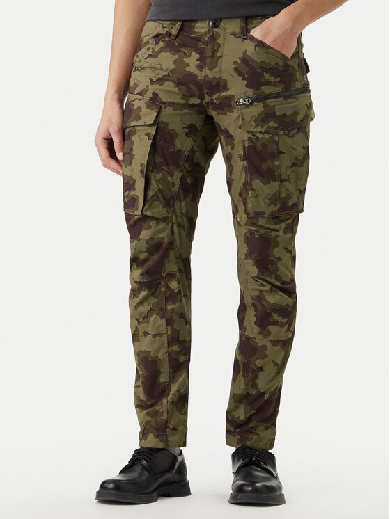G-STAR Raw Pantaloni din material Rovic D02190-D553 Verde Regular Fit