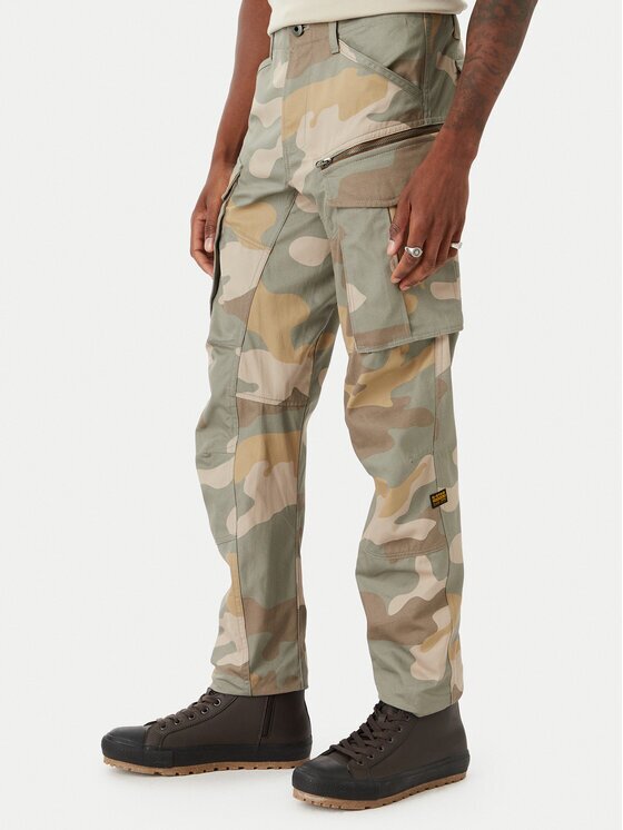 G-STAR Raw Pantaloni din material Rovic D02190-E574 Verde Tapered Fit