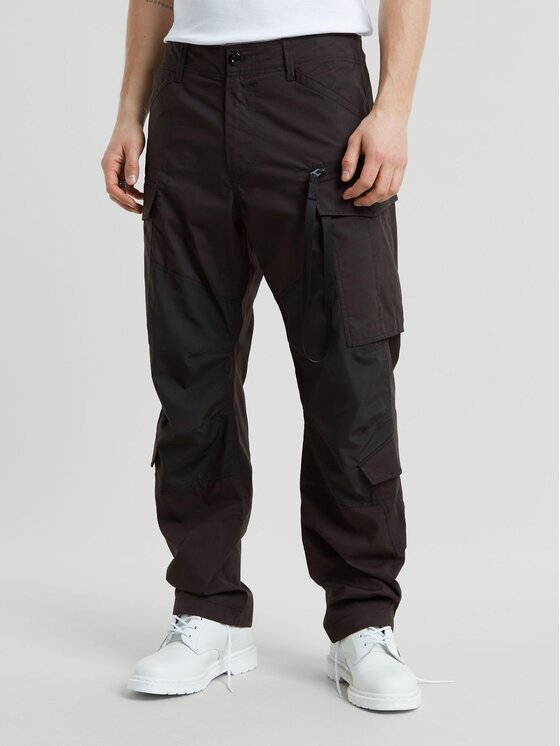 G-STAR Raw Pantaloni din material Rovic Zip 3D D25219-D308 Negru Loose Fit