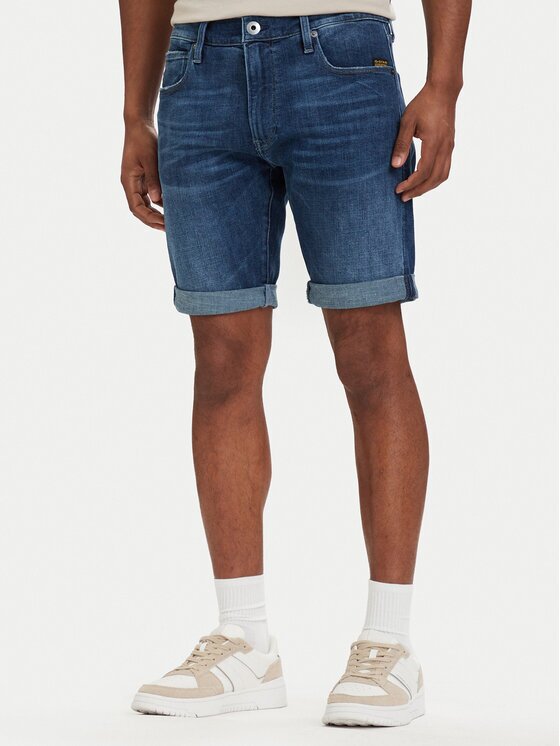 G-STAR Raw Pantaloni scurți de blugi 3301 D10481-C051 Slim Fit