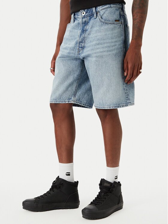 G-STAR Raw Pantaloni scurți de blugi Dakota D24411-D788 Albastru Regular Fit