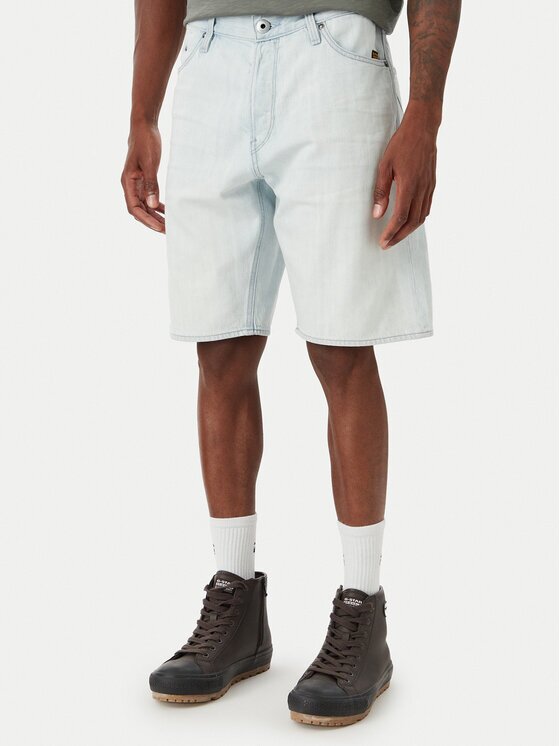 G-STAR Raw Pantaloni scurți de blugi Dakota D24411-E352 Albastru deschis Regular Fit
