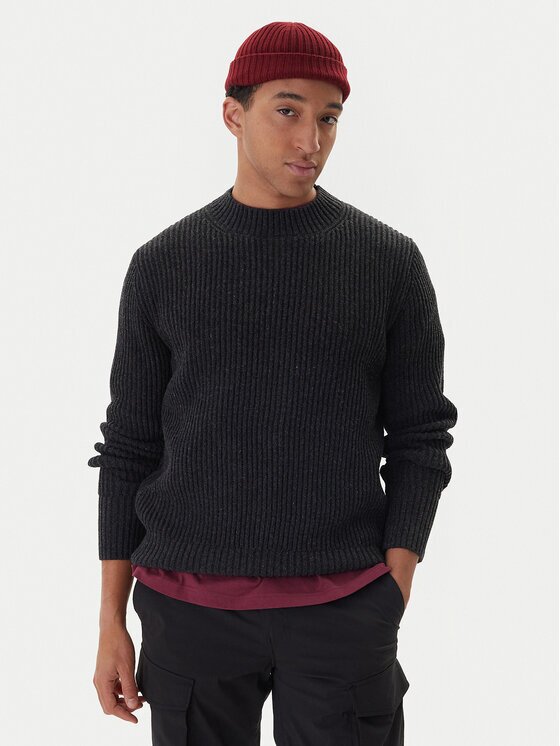 G-STAR Raw Pulover Essential D23731-E212 Gri Regular Fit