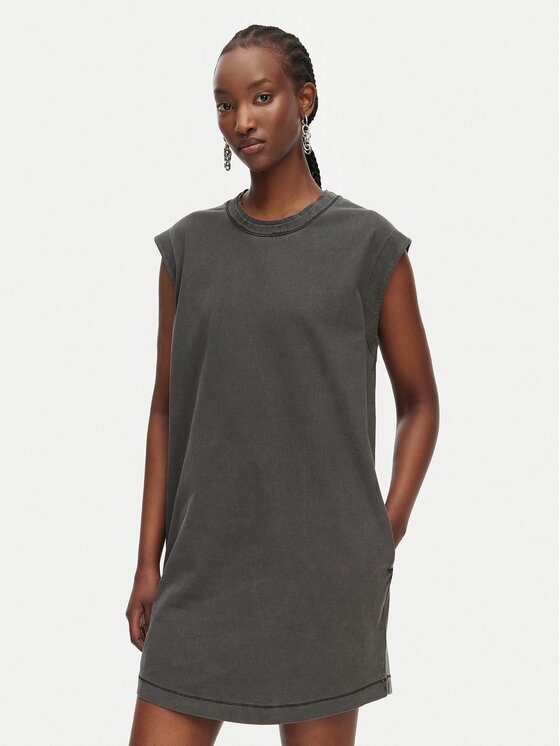 G-STAR Raw Rochie de zi Washed D28704-E401 Negru Relaxed Fit