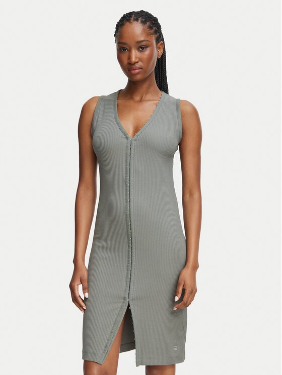 G-STAR Raw Rochie tricotată D28854-D107 Slim Fit