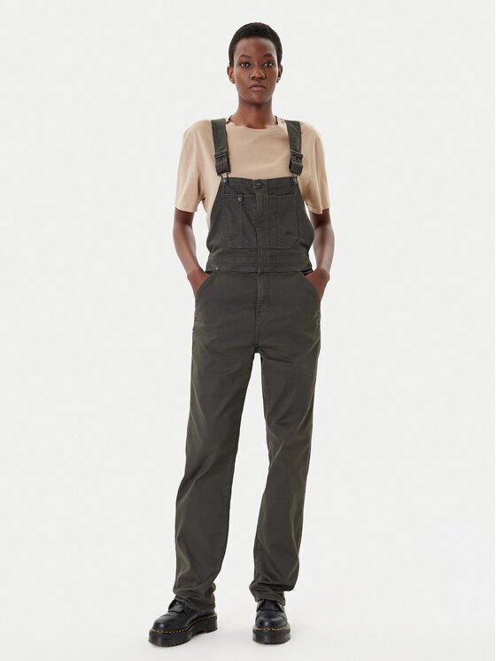 G-STAR Raw Salopetă D26920-C106 Gri Slim Fit
