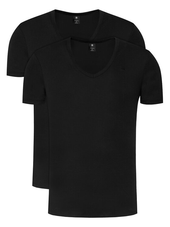 G-STAR Raw Set de tricouri﻿ Base D07207-124 Negru Slim Fit