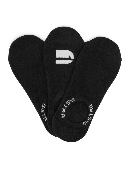 G-STAR Raw Șosete joase AS__S_020_SS25 (3-PACK) Negru