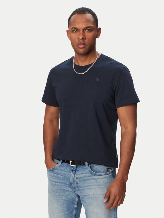 G-STAR Raw Tricou Base-S D16411-336 Bleumarin Regular Fit
