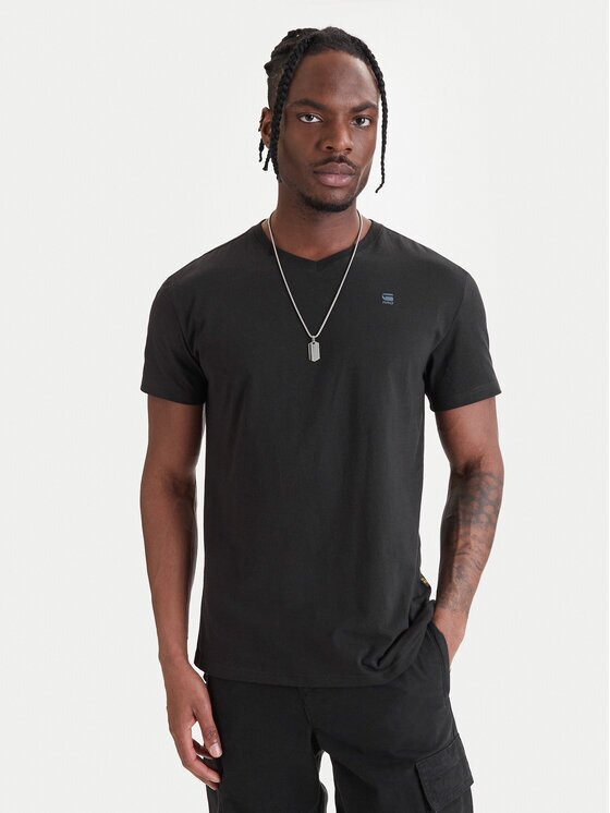 G-STAR Raw Tricou Base-S D16412-336-6484 Negru Regular Fit