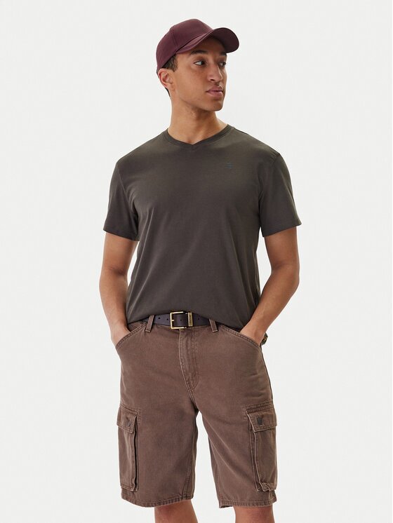 G-STAR Raw Tricou Base-S D16412-336 Verde Regular Fit
