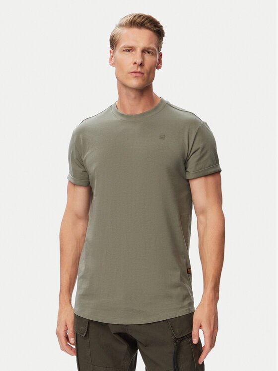 G-STAR Raw Tricou Lash D16396-B353 Kaki Regular Fit
