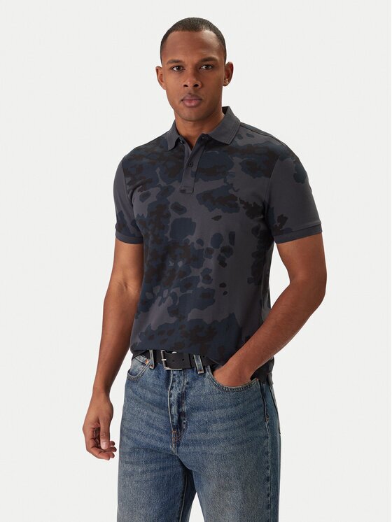 G-STAR Raw Tricou polo Dunda D27035-C335 Bleumarin Slim Fit