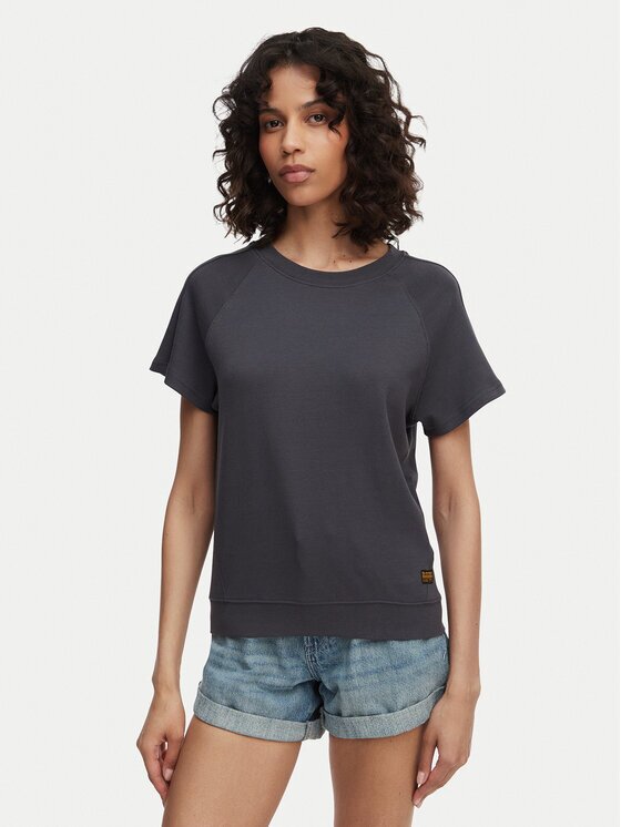 G-STAR Raw Tricou Raglan D24512-D976 Bleumarin Regular Fit