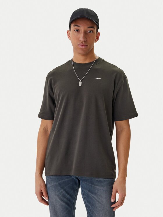 G-STAR Raw Tricou Rib D28699-C812 Gri Relaxed Fit