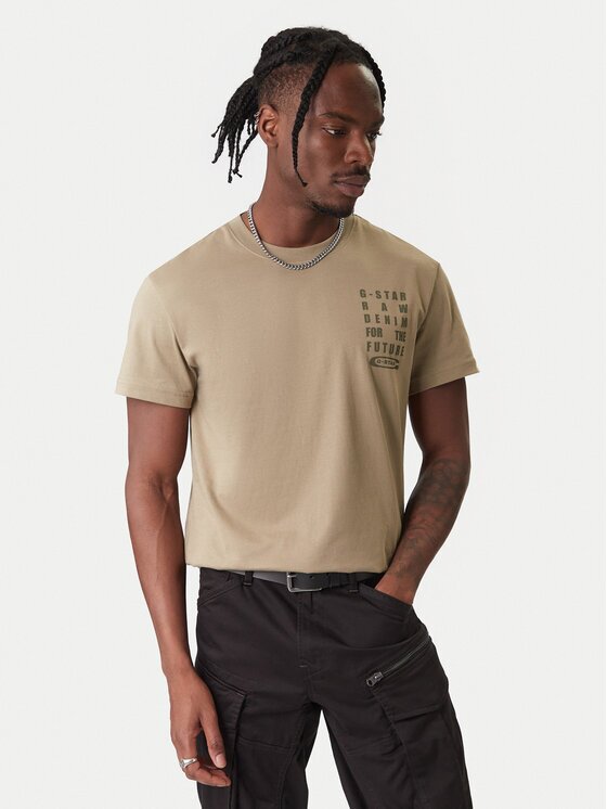 G-STAR Raw Tricou Text Chest D25968-C506 6057 Regular Fit