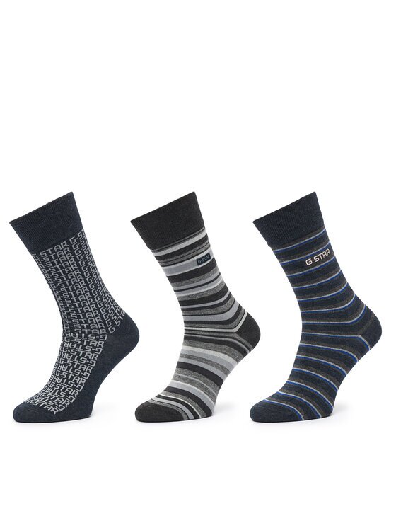G-STAR Șosete lungi CEO_AS__W_047_AW26 (3-PACK) Colorat