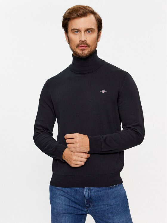 Gant Bluză cu gât Classic Cotton Rollerneck 8030563 Regular Fit