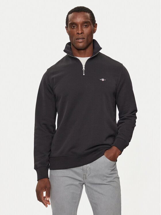 Gant Bluză Reg Shield Half Zip Sweat 2008005 Regular Fit