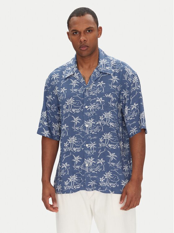 Gant Cămașă Island Print 3250071 Relaxed Fit