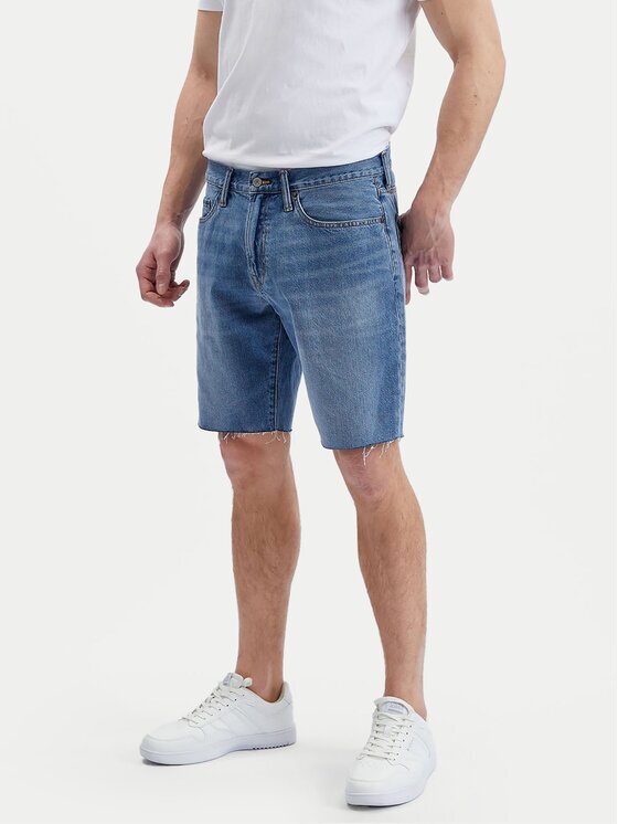 GAP Pantaloni scurți de blugi 602502-00 Straight Fit