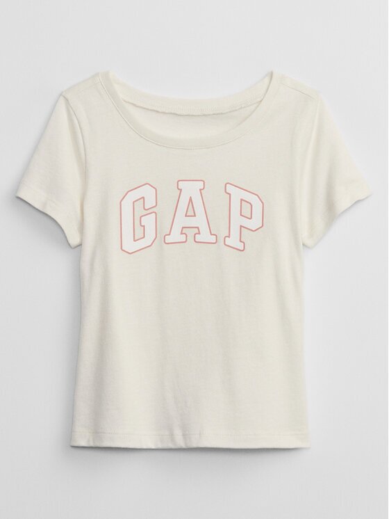 GAP Tricou 459909-00 Écru Regular Fit
