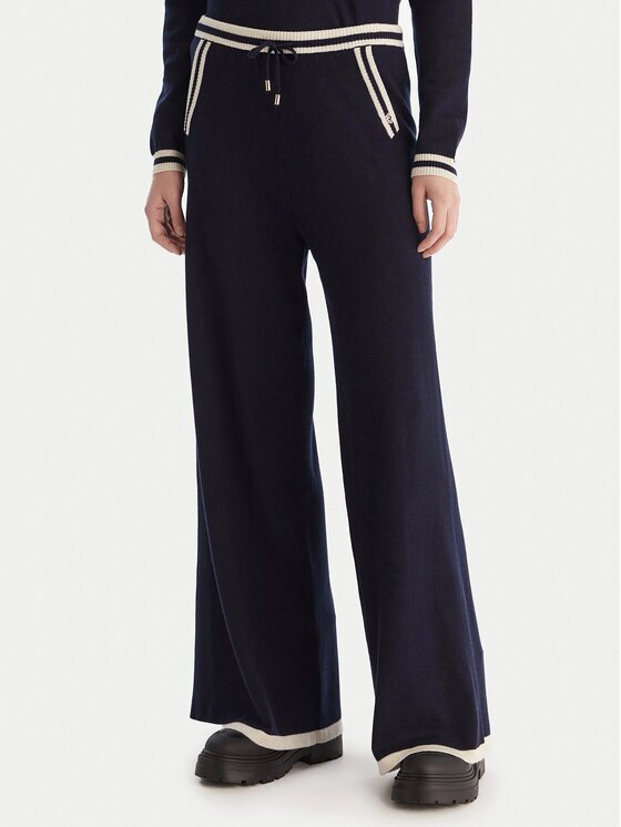 Gaudi Pantaloni tricotați 521BD23001 Wide Leg