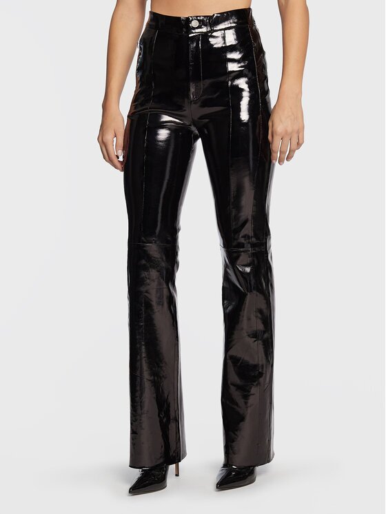 Gestuz Pandaloni de piele Gocha 10906553 Wide Leg