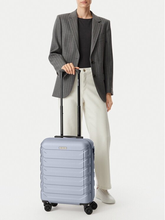 Gino Rossi Valiză de cabină CEO-GIN-S-003-05-SILVER3 Argintiu