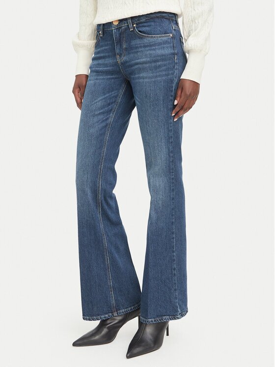 GUESS Blugi W6BAJ7 D2097 Albastru Bootcut Fit