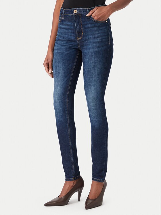 GUESS Blugi W6YA46 D1537 Skinny Fit