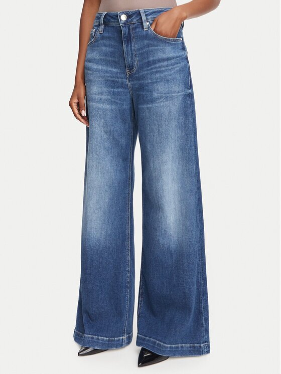 GUESS Blugi W6YAJG D1355 Wide Leg