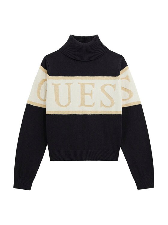 GUESS Bluză cu gât J5BR04 Z3IF0 Regular Fit