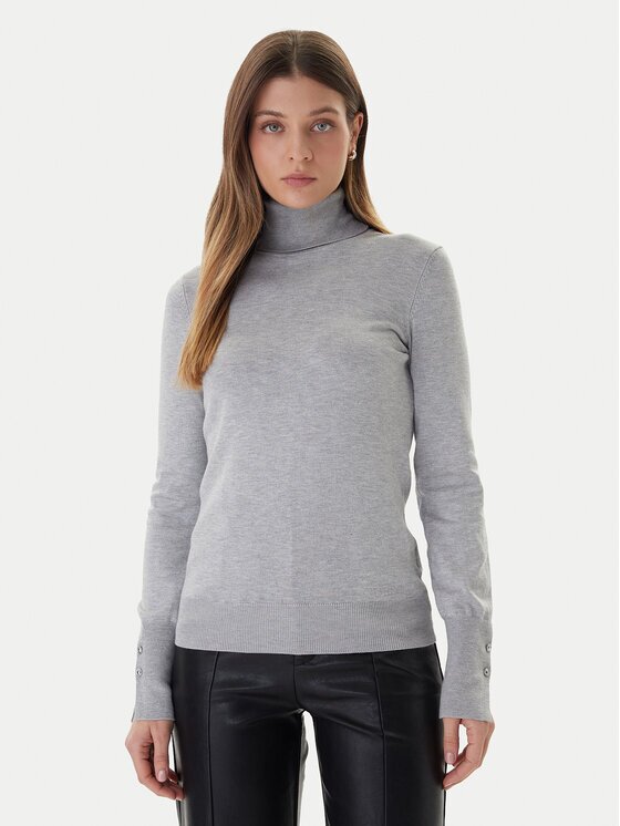 GUESS Bluză cu gât Paule W2BR53 Z2V62 Slim Fit