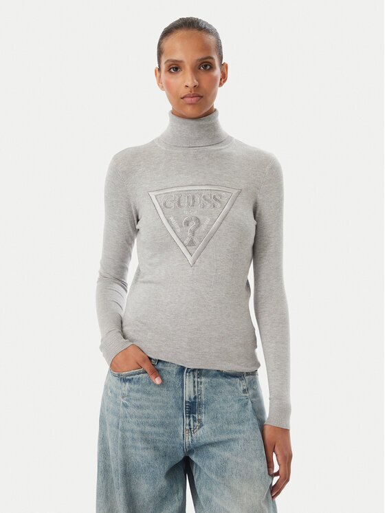 GUESS Bluză cu gât W6BR54 Z1455 Regular Fit