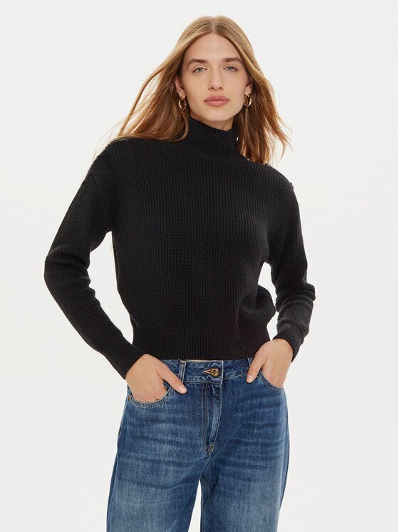 GUESS Bluză cu gât Zylee W4BR39 Z2WX0 Regular Fit