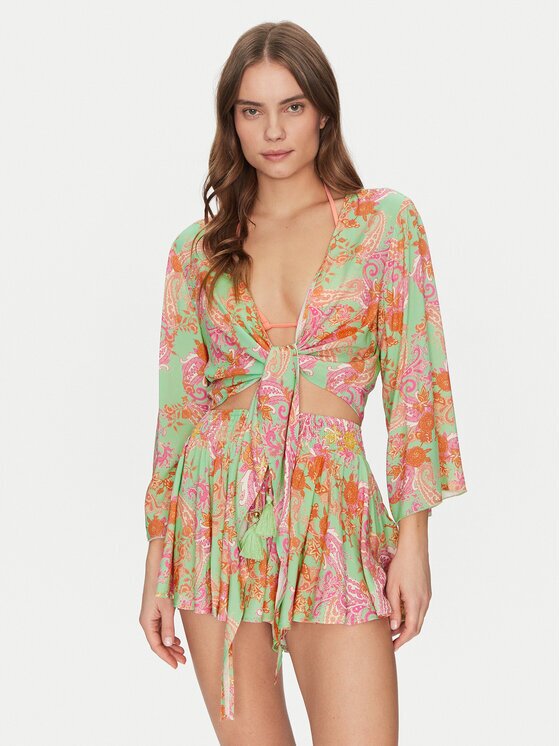 GUESS Bluză E5GH01 WH3X2 Regular Fit