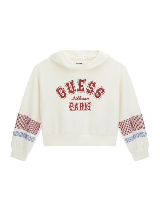 GUESS Bluză J6RQ11 KCAY2 Écru Regular Fit