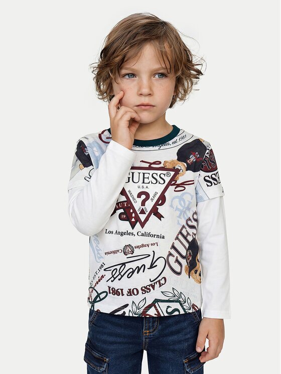 GUESS Bluză N6YI22 K3878 Regular Fit
