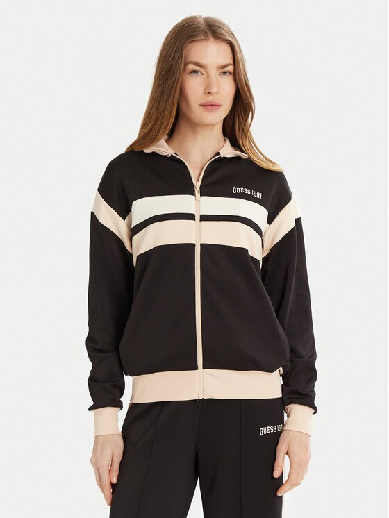 GUESS Bluză V5RQ00 KCO72 Bleumarin Regular Fit