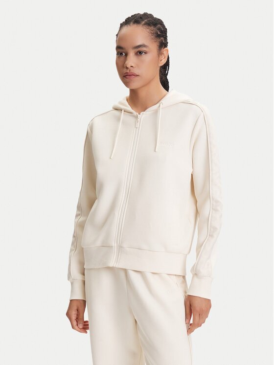 GUESS Bluză V5YQ00 KB3P2 Écru Regular Fit