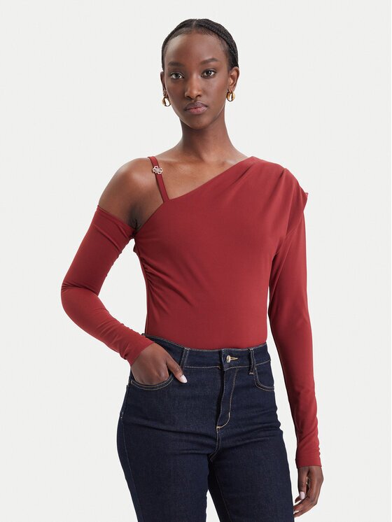 GUESS Bluză W6BP22 K6257 Slim Fit