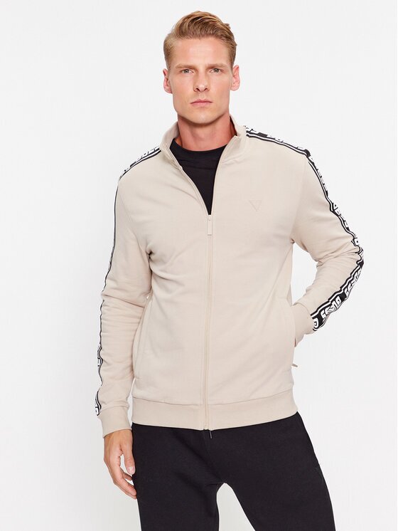 GUESS Bluză Z2YQ12 K6ZS1 Écru Regular Fit