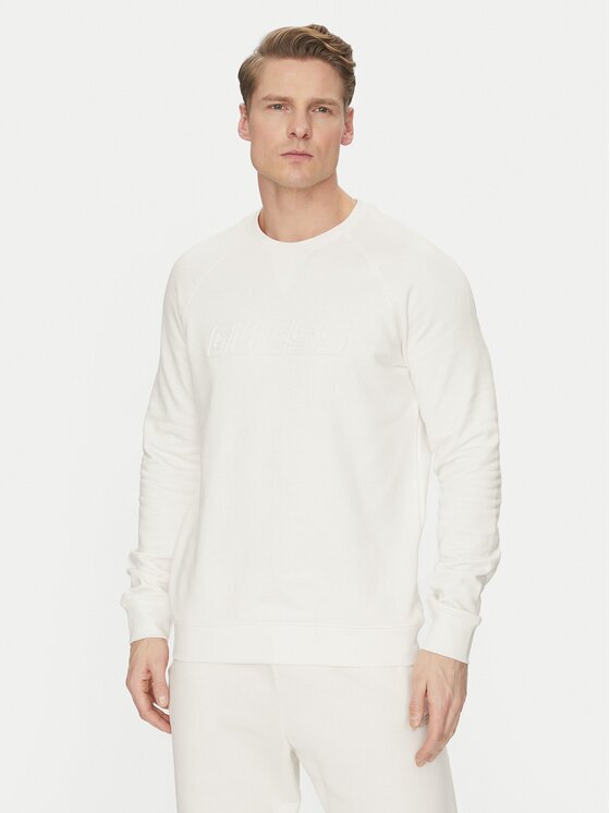 GUESS Bluză Z4YQ16 KAIJ1 Écru Regular Fit